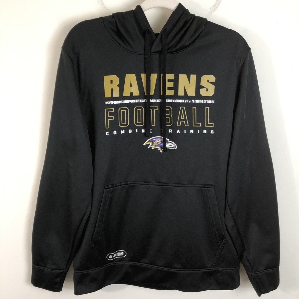 Baltimore Ravens NFL Team Apparel New Era Hoodie Men's Size M Black